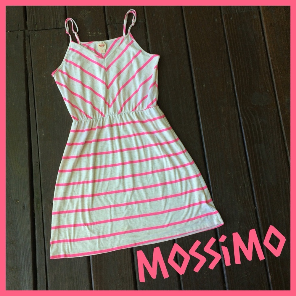 MOSSIMO Pink Striped Dress